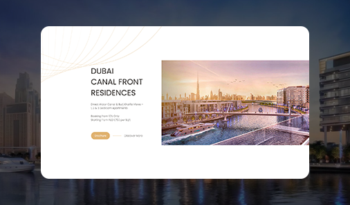 Meydan group Canal Front Residences design by Pentagon Information Technology